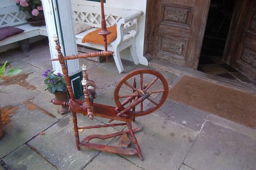 Spinnrad spinning wheel holz - spinnrad,