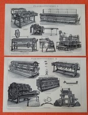 Flachsspinnerei Garn Spinnerei