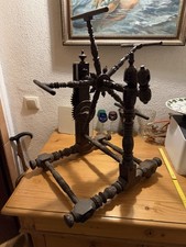 Antikes Spinnrad Wolle
