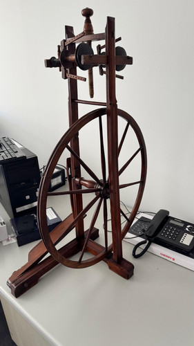 Original altes spinnrad aus - original,