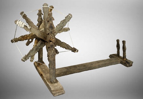 Antik traditionell spinnrad - antik,
